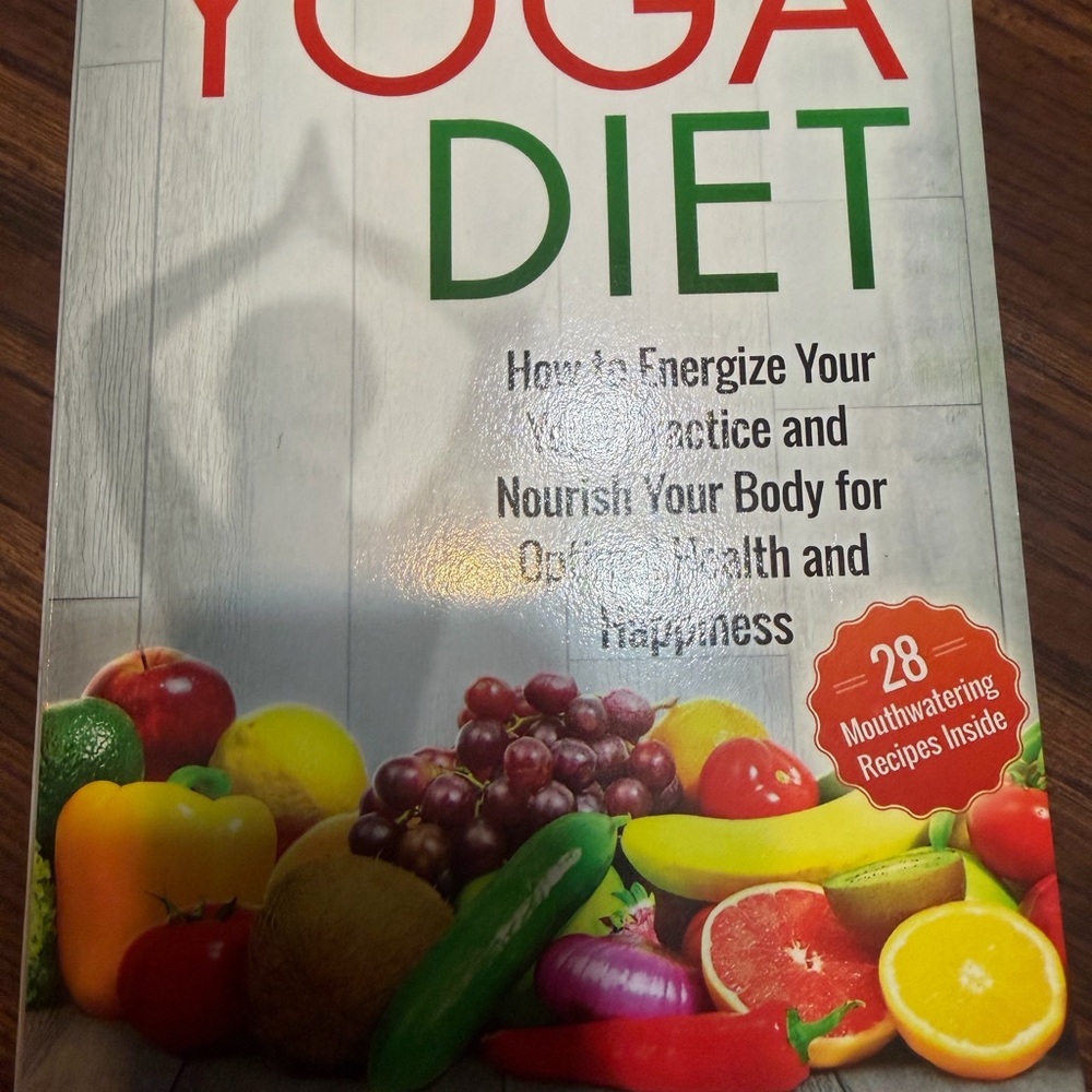 Yoga Diet Book with Colorful Cover